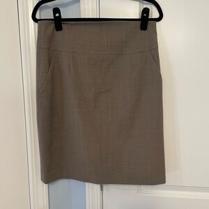 Banana Republic Wool Pencil Skirt Knee-Length Work